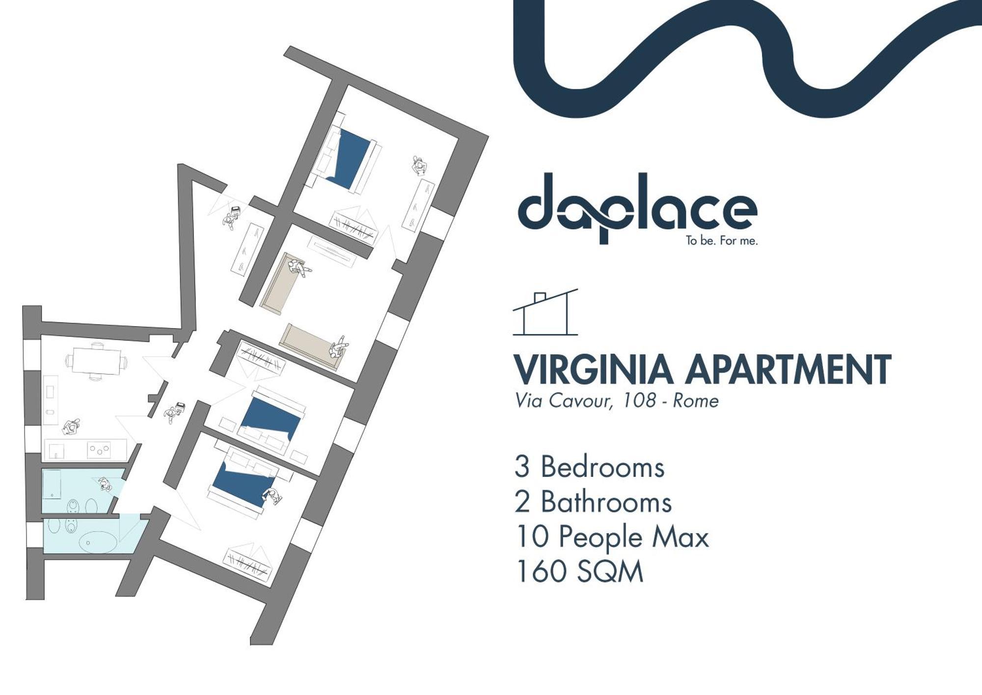 Daplace - Virginia Apartment روما المظهر الخارجي الصورة